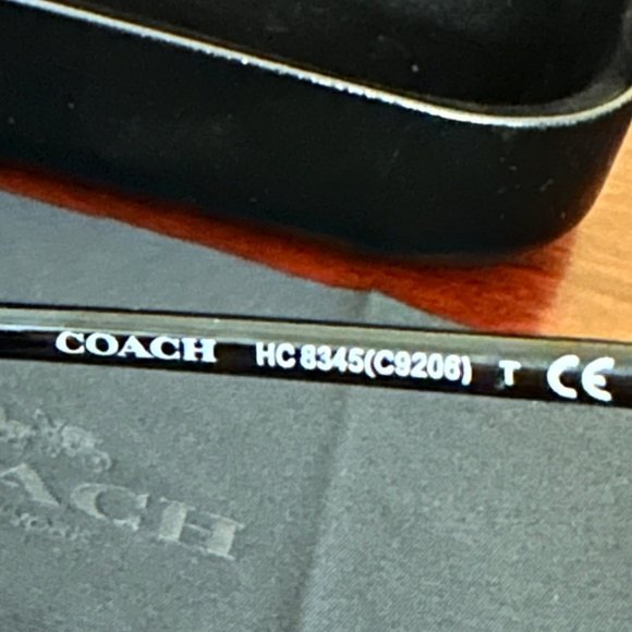 Coach 50028G Black Sunglasses & Case - Picture 8 of 9